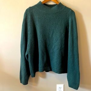 Green Mock Turtleneck Old Navy Sweater